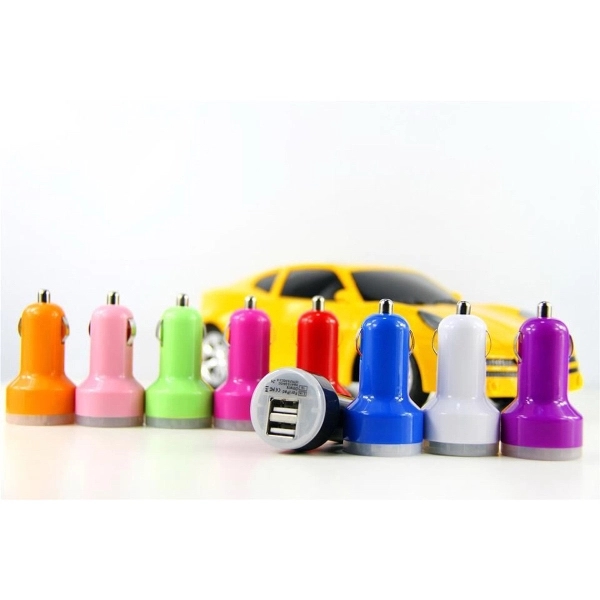 Dual USB Mini Car Charger - Dual USB Mini Car Charger - Image 1 of 2