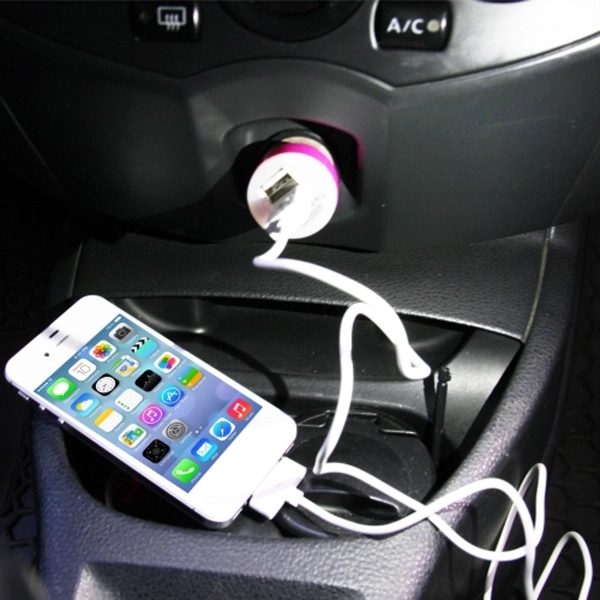 Dual USB Mini Car Charger - Dual USB Mini Car Charger - Image 2 of 2