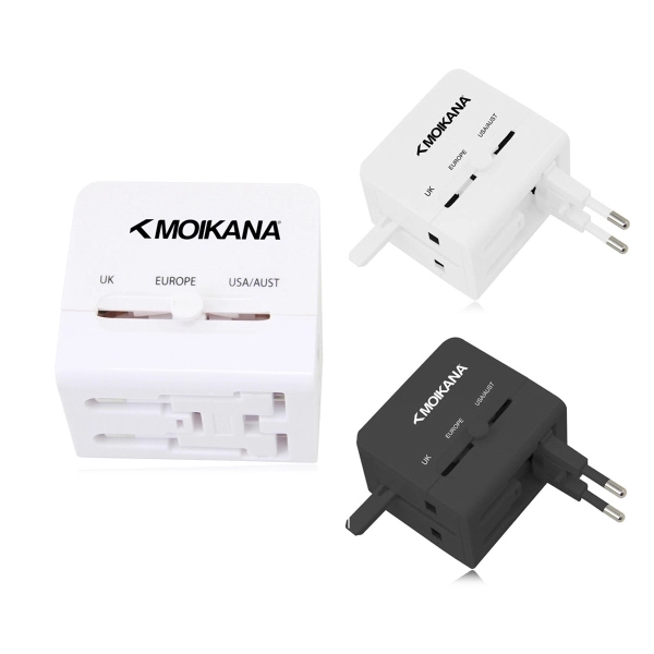 Worldwide Power Adapter W/ USB Port - Worldwide Power Adapter W/ USB Port - Image 0 of 1