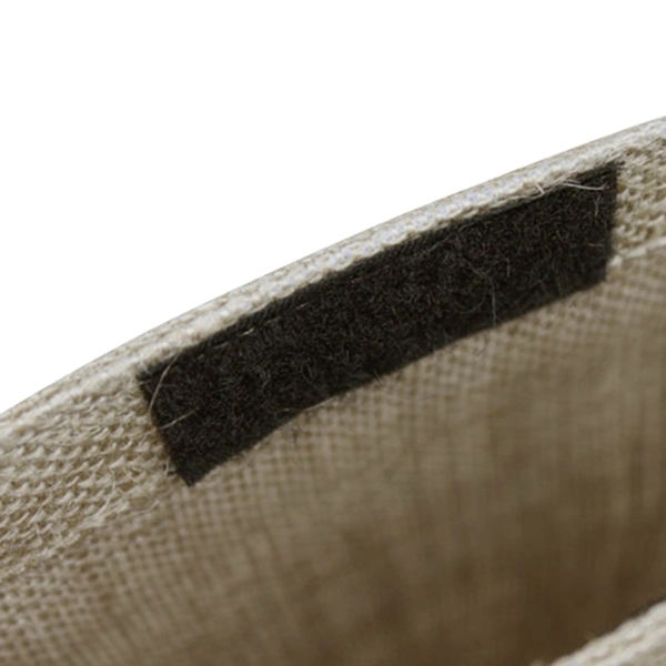 Natural Jute Tote Bag W/ Front Pocket - Natural Jute Tote Bag W/ Front Pocket - Image 1 of 1