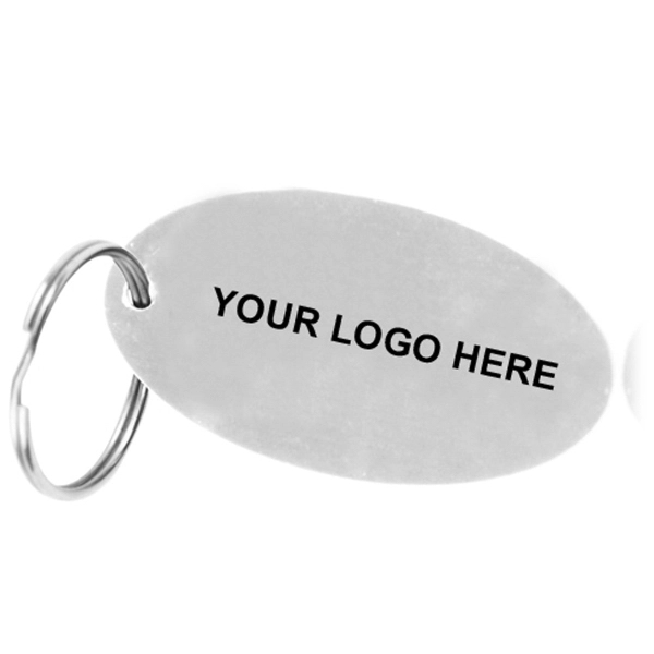 Handsome Oval Keychain - Handsome Oval Keychain - Image 0 of 2