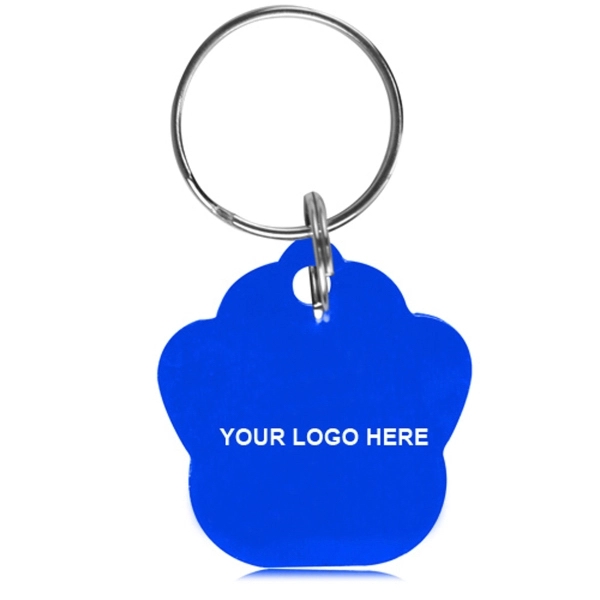 Paw Shaped Collar Dog Tag - Paw Shaped Collar Dog Tag - Image 0 of 3
