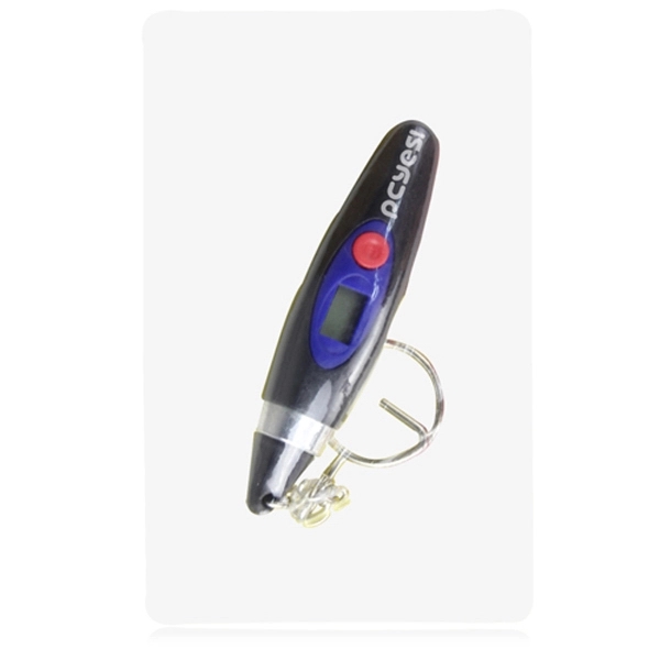 LCD Digital Tire Gauge With Keychain - LCD Digital Tire Gauge With Keychain - Image 1 of 2