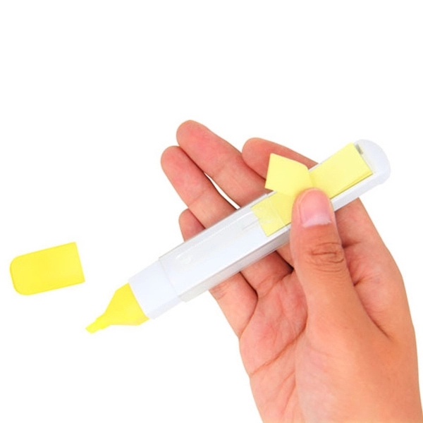 Sprinters Highlighter With Sticky Notes - Sprinters Highlighter With Sticky Notes - Image 1 of 3