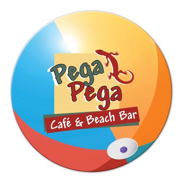 Beach Ball Shape Full Color Magnet