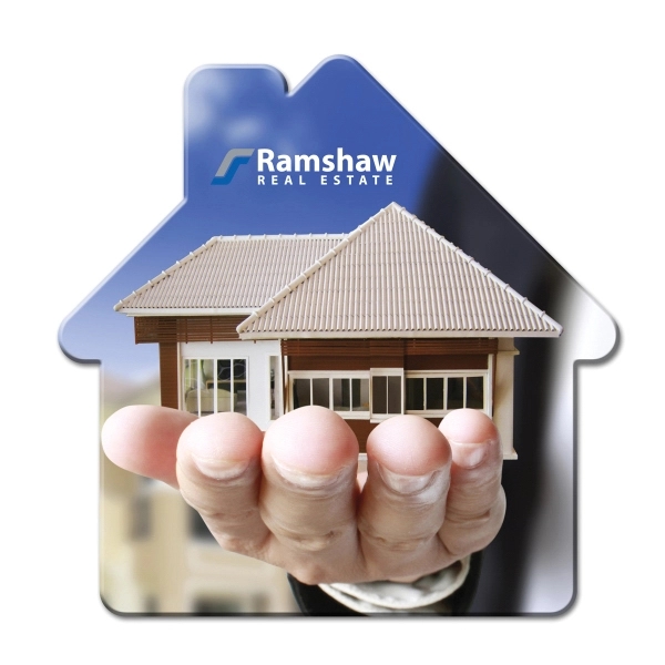 House Shaped Full Color Coaster
