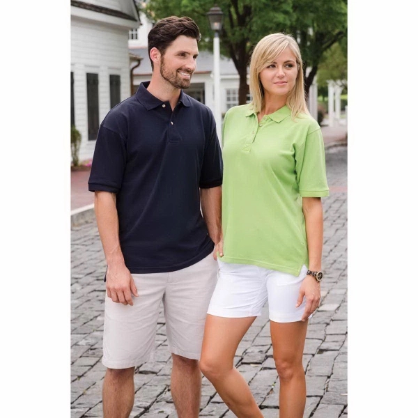 Ladies' Mainsail Pique Short-Sleeve Polo - Ladies' Mainsail Pique Short-Sleeve Polo - Image 0 of 1