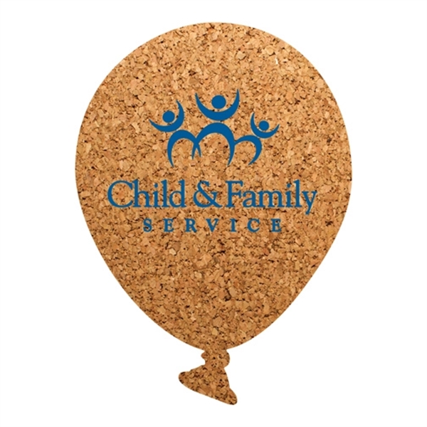 Balloon Shaped Cork Coaster - Balloon Shaped Cork Coaster - Image 0 of 0