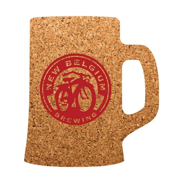 Beer Mug Shaped Cork Coaster - Beer Mug Shaped Cork Coaster - Image 0 of 0