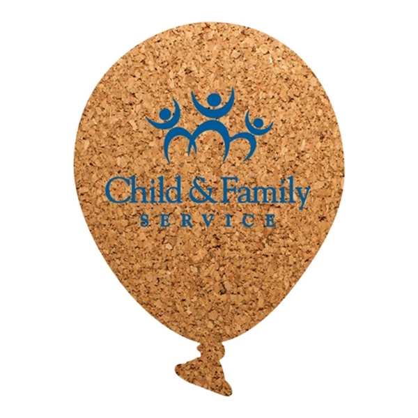 Balloon Shaped Cork Coaster
