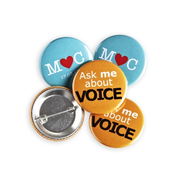 Tin Button Badge - 1" - Tin Button Badge - 1" - Image 0 of 2