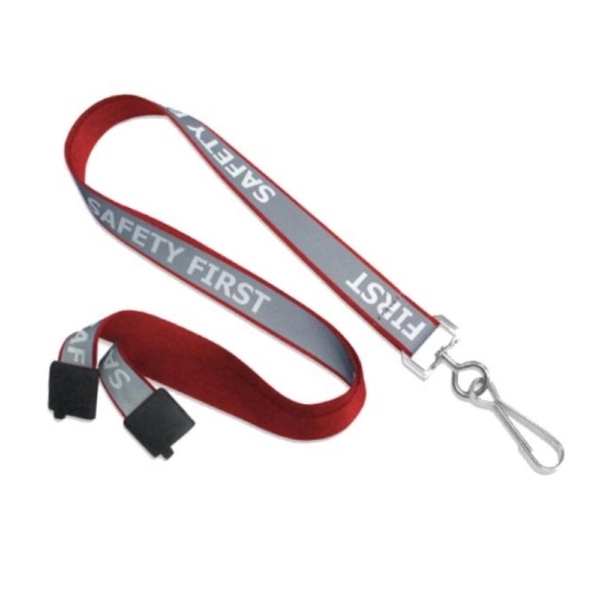 5/8" Glow in the Dark Reflective Lanyard - 5/8" Glow in the Dark Reflective Lanyard - Image 0 of 0