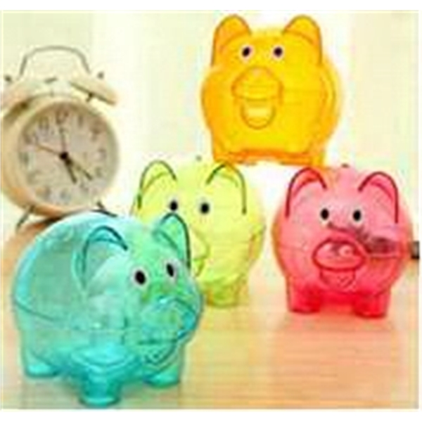 Translucent Piggy Coin Bank - Translucent Piggy Coin Bank - Image 0 of 0