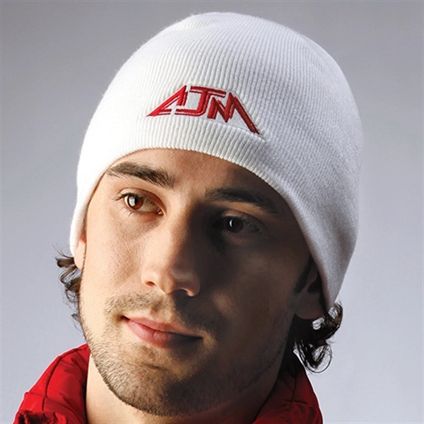 Acrylic Rib Knit Board Toque - Acrylic Rib Knit Board Toque - Image 15 of 18