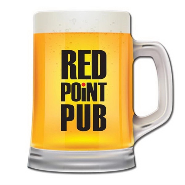 Custom Beer Mug Shaped Full Color Coaster