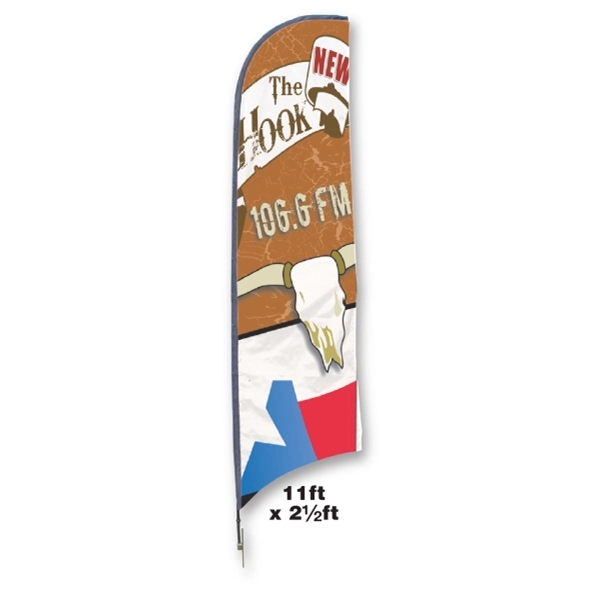 Complete 11 Ft Feather Flag Kit - Complete 11 Ft Feather Flag Kit - Image 2 of 2