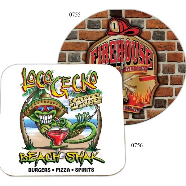 Square Coaster with 1/16" cork backing - Square Coaster with 1/16" cork backing - Image 0 of 0