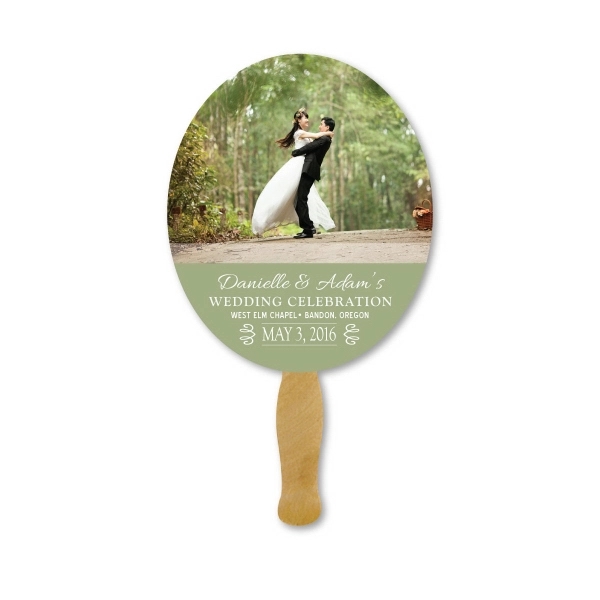 Deluxe Hand Fan- Wedding - Deluxe Hand Fan- Wedding - Image 0 of 1