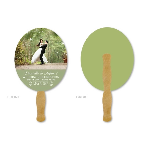 Deluxe Hand Fan- Wedding - Deluxe Hand Fan- Wedding - Image 1 of 1