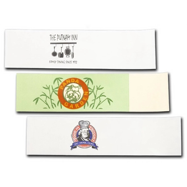 1.5" x 6" Paper Napkin Bands - Self-adhesive - 1.5" x 6" Paper Napkin Bands - Self-adhesive - Image 0 of 0