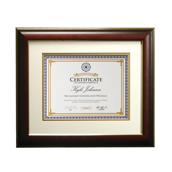 Executive Matted Certificate - Executive Matted Certificate - Image 0 of 2