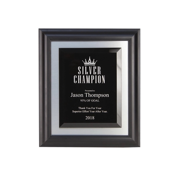 Framed Crystal Honor Plaques - Framed Crystal Honor Plaques - Image 0 of 2