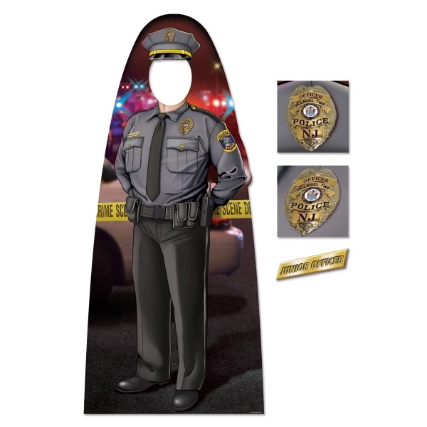 60"x26-1/2" Custom Adult Size Male Police Officer Photo Prop - 60"x26-1/2" Custom Adult Size Male Police Officer Photo Prop - Image 2 of 7