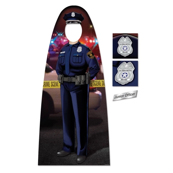 60"x26-1/2" Custom Adult Size Male Police Officer Photo Prop - 60"x26-1/2" Custom Adult Size Male Police Officer Photo Prop - Image 6 of 7