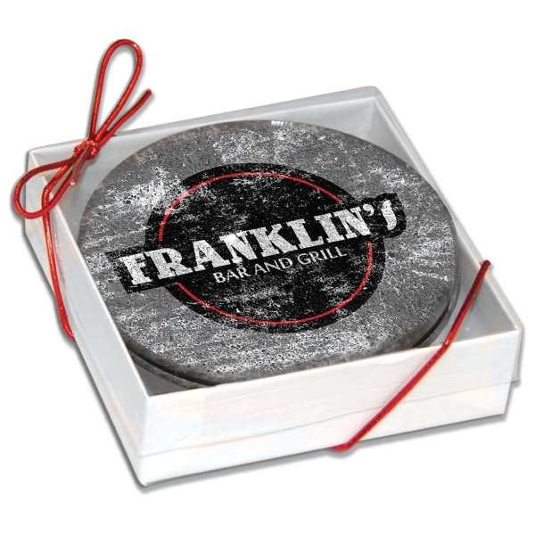 Custom Acrylic Coaster Set of 2 - Rubber Feet - Custom Acrylic Coaster Set of 2 - Rubber Feet - Image 0 of 2