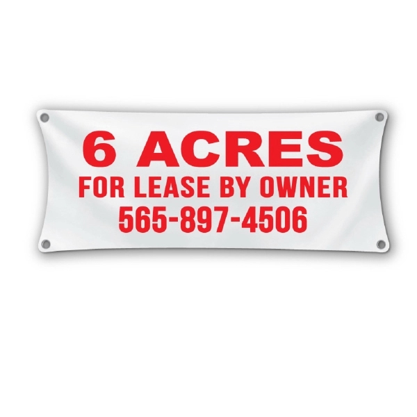 Custom 6' x 3' Vinyl Banners - Custom 6' x 3' Vinyl Banners - Image 2 of 9