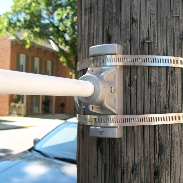 18" Single Economy Fiberglass Mounting Sets for Ave. Banners - 18" Single Economy Fiberglass Mounting Sets for Ave. Banners - Image 1 of 3