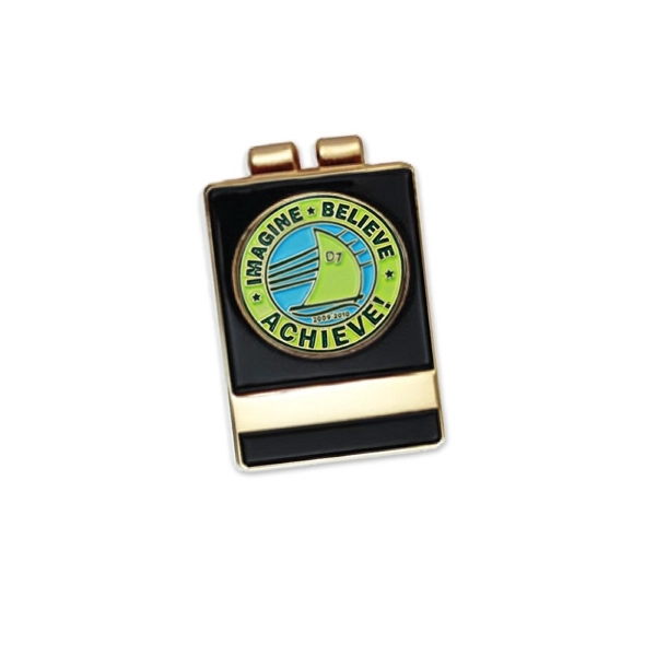Money Clip w/Soft Enamel Ball Marker - Money Clip w/Soft Enamel Ball Marker - Image 0 of 0