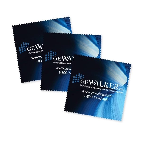 5" x 5" Custom MicroFiber Cleaning Cloth - 5" x 5" Custom MicroFiber Cleaning Cloth - Image 1 of 1