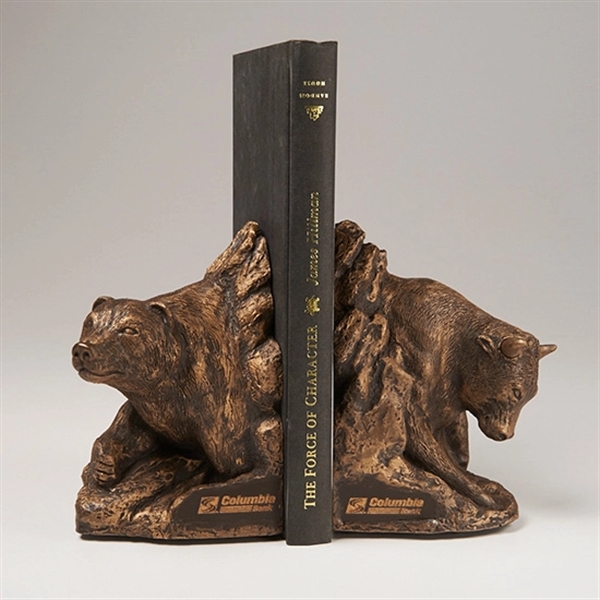 Bull & Bear Bookend Set - Bull & Bear Bookend Set - Image 0 of 1