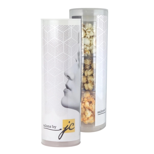 Custom 3 Piece Gift Tube with Popcorn