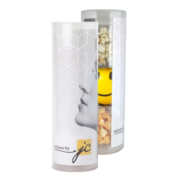 Custom 3 Piece Gift Stress Relief Popcorn Tube