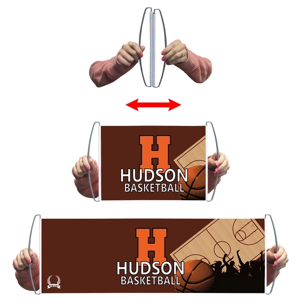 Single Sided Custom Scroll  Banners - 9.5" x 27.5" - Single Sided Custom Scroll  Banners - 9.5" x 27.5" - Image 1 of 1