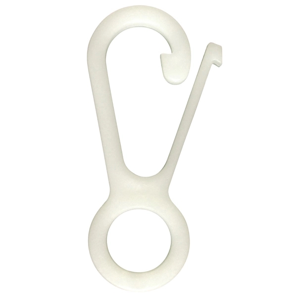 2 3/4" White Nylon Snap Hook - 2 3/4" White Nylon Snap Hook - Image 1 of 2