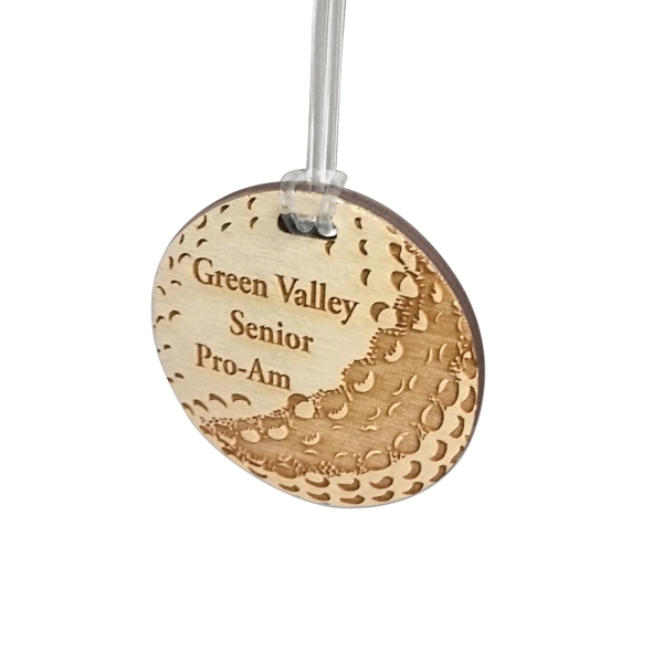 Custom Laser Etched Birch Bag Tags - Custom Laser Etched Birch Bag Tags - Image 2 of 4
