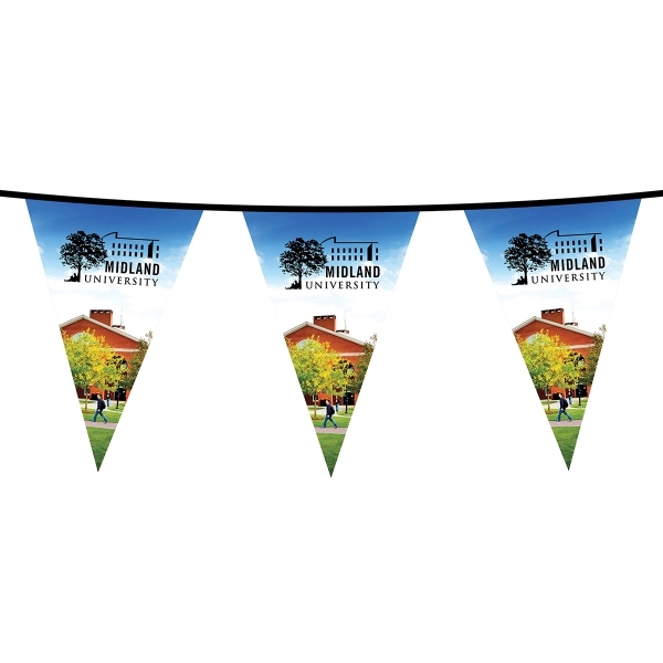 15' PVC Triangular Pennant String - 15' PVC Triangular Pennant String - Image 4 of 4