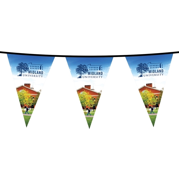 30' PVC Triangular Pennant String - 30' PVC Triangular Pennant String - Image 4 of 4