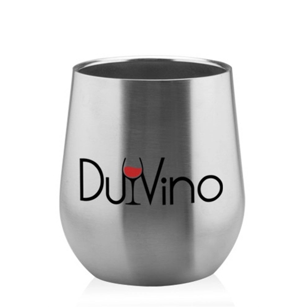 11 oz. Stainless Steel Stemless Wine Glasses - 11 oz. Stainless Steel Stemless Wine Glasses - Image 2 of 5