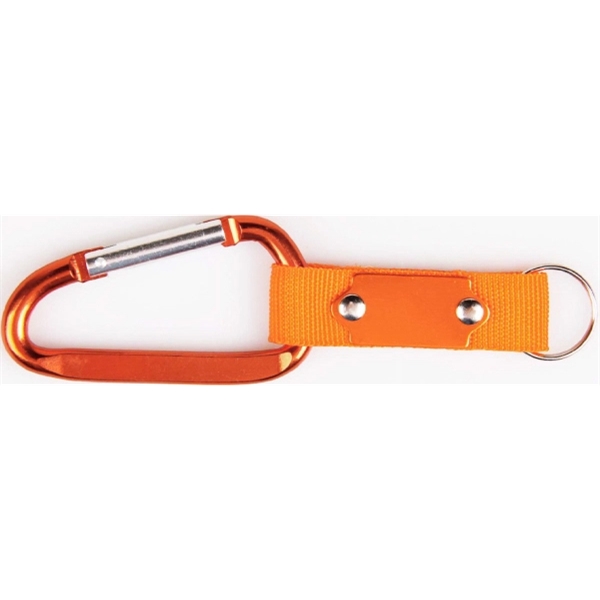 Carabiner with Strap and Metal Plate - Carabiner with Strap and Metal Plate - Image 7 of 7