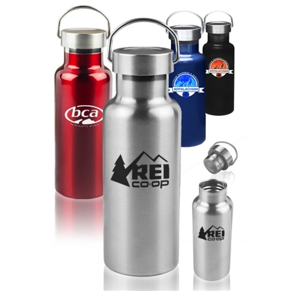 17 oz. Stainless Steel Canteen Water Bottles