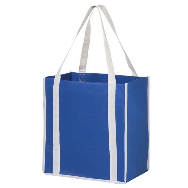 Two-Tone Non-Woven Tote Bag - Color Evolution - Two-Tone Non-Woven Tote Bag - Color Evolution - Image 1 of 13