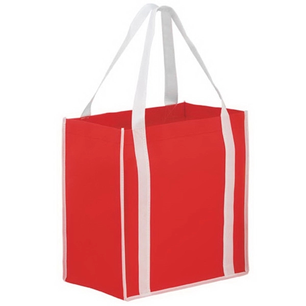 Two-Tone Non-Woven Tote Bag - Color Evolution - Two-Tone Non-Woven Tote Bag - Color Evolution - Image 7 of 13