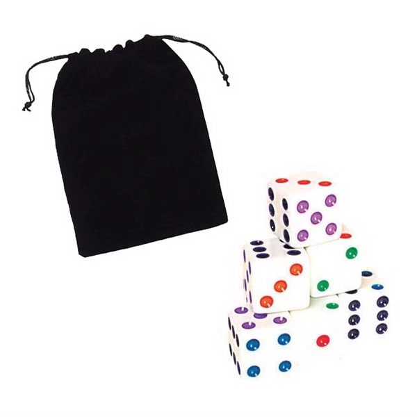 16 MM Multi-Color Pips Dice Sets - 16 MM Multi-Color Pips Dice Sets - Image 0 of 0