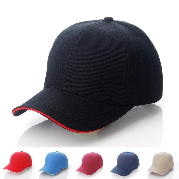 Low profile twill baseball caps