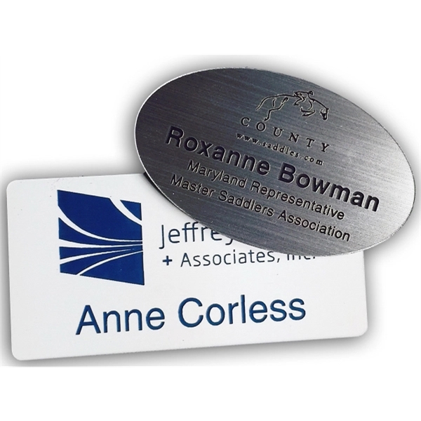 Engraved Plastic Name Badge - Engraved Plastic Name Badge - Image 4 of 5