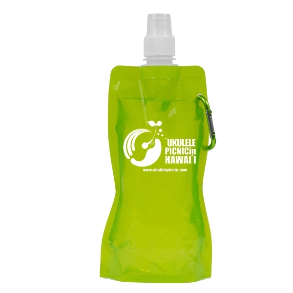 Roll Up 18 oz Foldable Water Bottle With Matching Carabiner - Roll Up 18 oz Foldable Water Bottle With Matching Carabiner - Image 12 of 31
